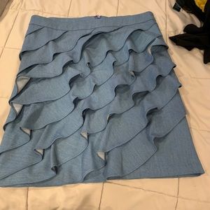 Barely worn denim look skirt